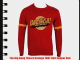 The Big Bang Theory Bazinga TBBT Knit Jumper Red