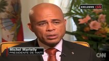 Adriana Hauser Entrevista al Presidente de Haiti Michel Martelly - UNGA - CNN en Español