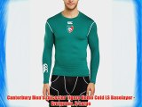 Canterbury Men's Leicester Tigers Home Cold LS Baselayer - Evergreen X-Large