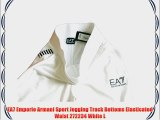 EA7 Emporio Armani Sport Jogging Track Bottoms Elasticated Waist 272234 White L