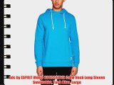 edc by ESPRIT Men's 034CC2J013 Crew Neck Long Sleeve Sweatshirt Tech Blue Large