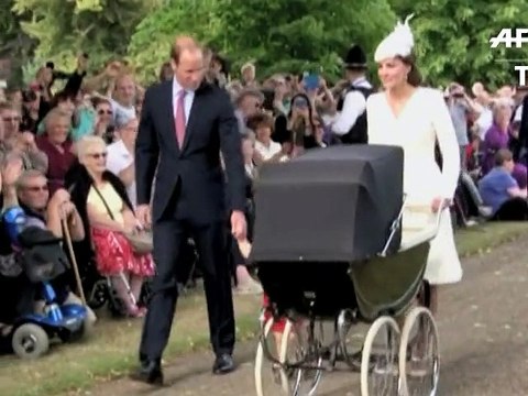 Grande-Bretagne: la princesse Charlotte baptisée à Sandringham, comme Diana