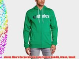 etnies Men's Corporate Zip Long Sleeve Hoodie Green Small