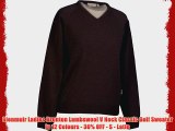 Glenmuir Ladies Brunton Lambswool V Neck Classic Golf Sweater in 12 Colours - 30% OFF - S -