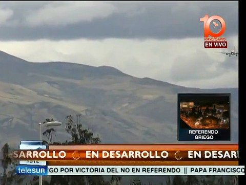 Ecuador: avión del Papa Francisco aterriza en Quito