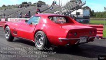 $1 Million Burnout ? Ultra Rare 427 L88 Corvette 1/4 Mile Drag Race Video - Road Test TV
