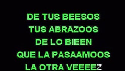 NO SE TU    KARAOKE AL ESTILO DE LUIS MIGUEL
