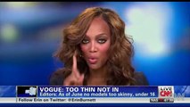 Tyra Banks speaks on the Vogue decision not to use young or thin models