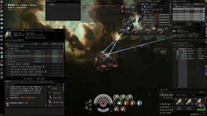 EVE Online - mining in a fleet with orca boosts