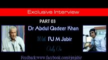 What Dr Abdul Qadeer Khan This About Pakistan Would You Support His Stance-