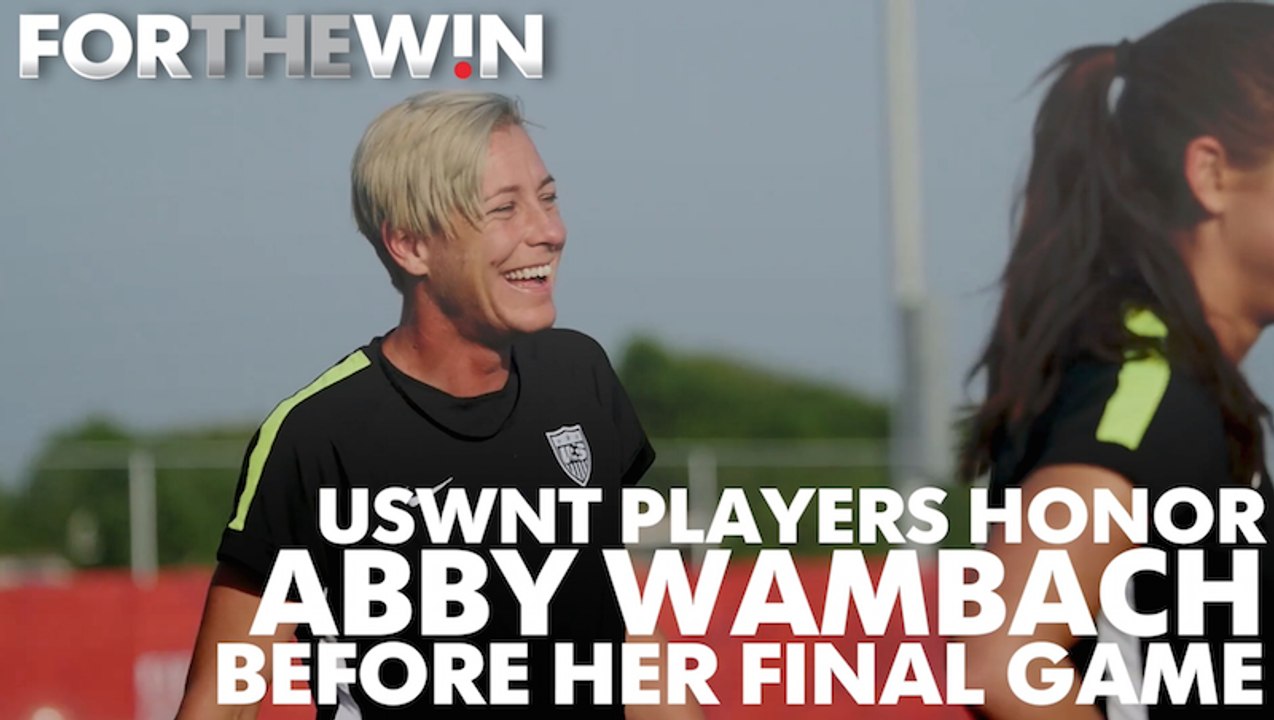USWNT team members offer memories of Abby Wambach before her final game