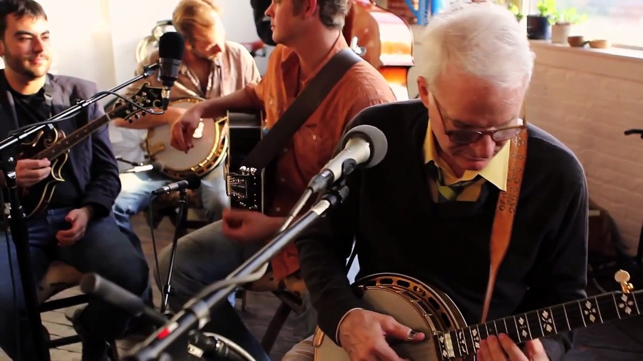 Steve Martin and the Steep Canyon Rangers perform the track "Go Away Stop Turn Around Come Back"
