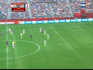 Carli Lloyd goal Usa 2-0 Japan