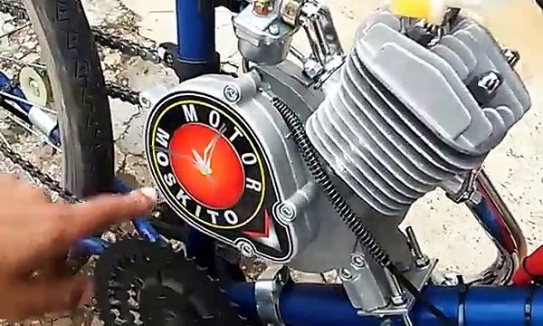 Bicicleta motorizada 80cc motor mosquito considerações