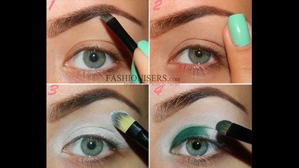 Emerald Green Smokey Eye Makeup Tutorial