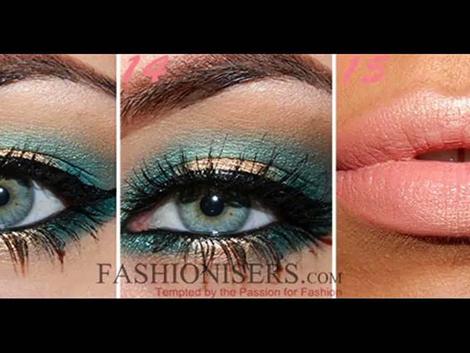 Emerald Green & Gold Makeup Tutorial