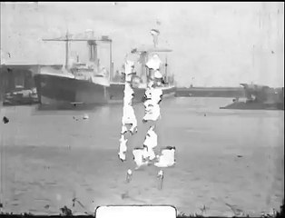 Amsterdam met de boot vanaf het CS naar Ijmuiden (9,5mm film - jaren 50)