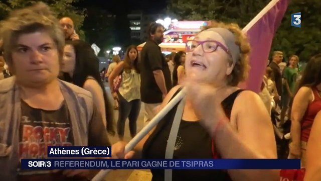 Grèce : les partisans du non fêtent la victoire
