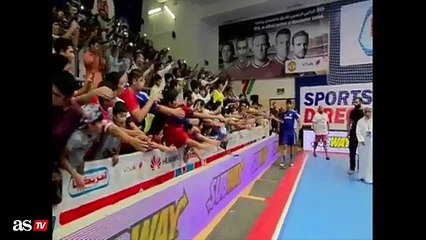 Diego Costa no se guarda nada ni en los amistosos ¡de futsal! (VIDEO)