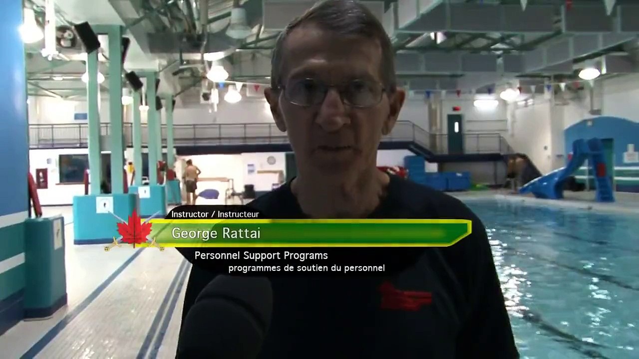 CF Swim test / Test de natation des Forces Canadiennes.