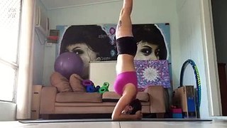Lady Doing Exercise