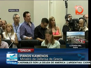 Panos Kamenos: Griegos deben unirse frente a amenazas de la oposición