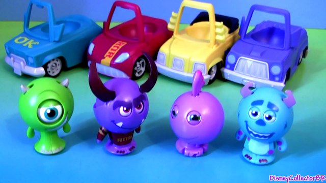 Monsters University Roll A Scare Cars Toys From Disney Pixar Monsters Inc 2 Pixar Racing Coches