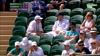 Maria Sharapova vs Richel Hogenkamp Wimbledon 2015 Highlights