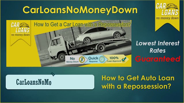 getting a car loan with repossession