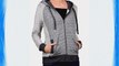 Qed Womens Contrast Marl Cotton Rich Charcoal Hoody In Size L