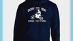 iClobber Motocross Hoodie Born to Ride Forced to Work Arched Design Hoody - Large - Navy
