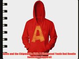 Alvin and the Chipmunks Alvin A Distressed Youth Red Hoodie Sweatshirt [Apparel]