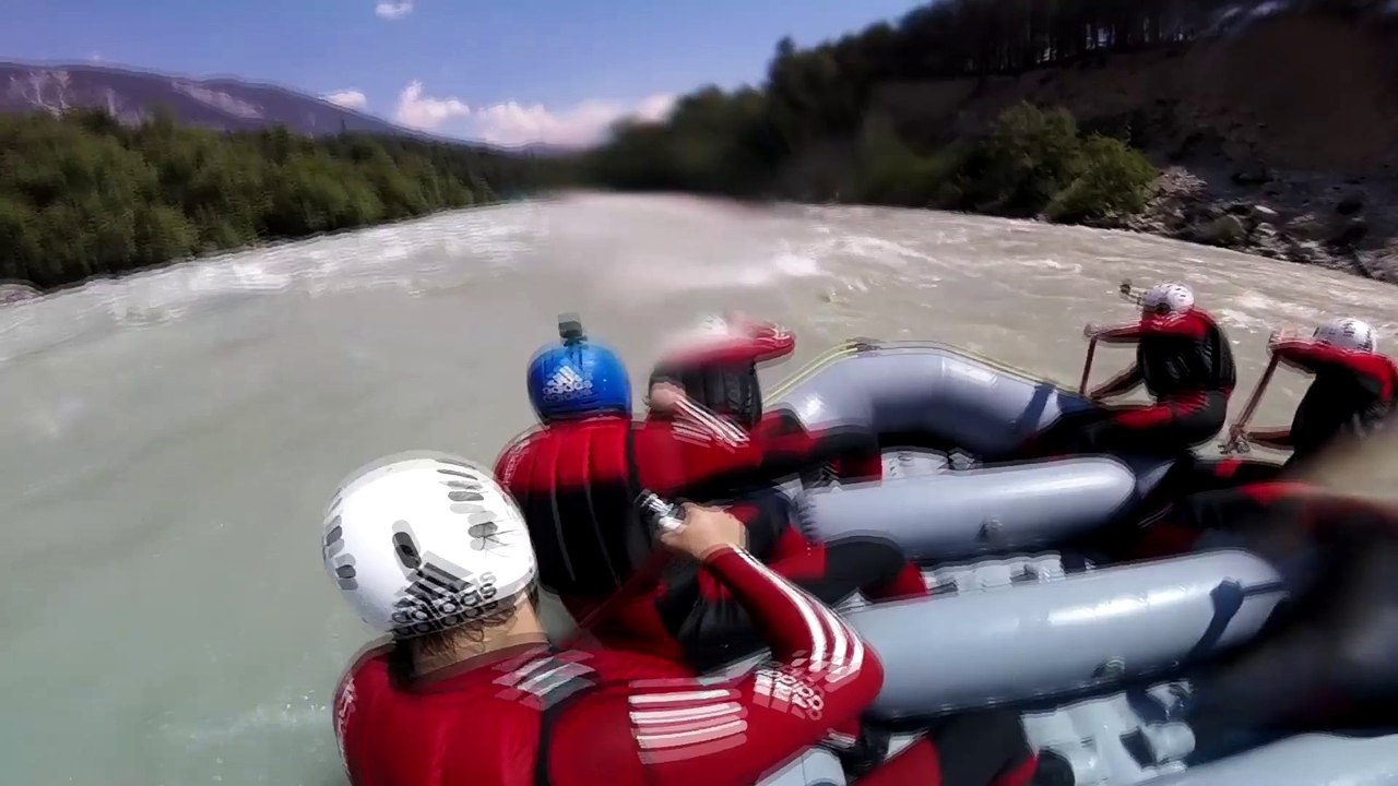 Test de la GoPro 4 Session en rafting