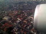 Final approach to Guarulhos Airport Brazil