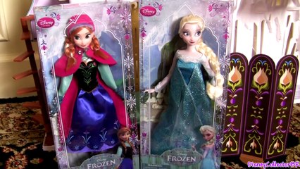 NEW Disney Frozen Dolls Disneystore Princess Anna & Elsa Snow Queen of Arendelle by Disneycollector