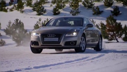 Download Video: Audi A7 Sportback TDI quattro Snow Driving