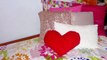 DIY ROOM DECOR ❤ No-sew heart pillow!