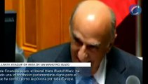 Ataque de risa del ministro de finanzas suizo