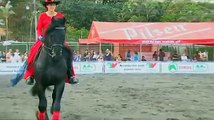 Exhibición de la Asociación Costarricense de Caballos Frisones