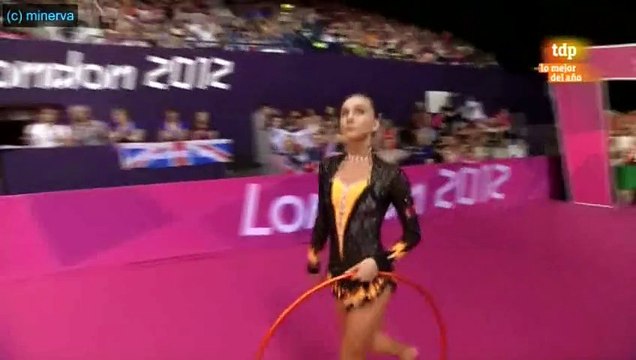Liubov Charkashyna Hoop AA Final - Olympic Games 2012