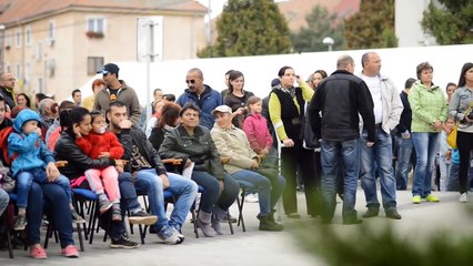 Uloženie časovej schránky, Veľké Kapušany  / Időkapszula elhelyezése, Nagykapos