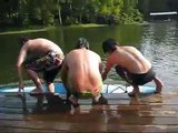 I get SMACKED IN THE FACE with a paddle