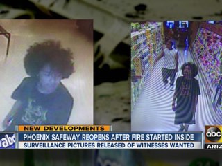 Phoenix Safeway reopens after fire started inside