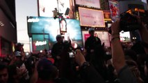 Occupy Wall Street - Police push protester and ride horses into crowd