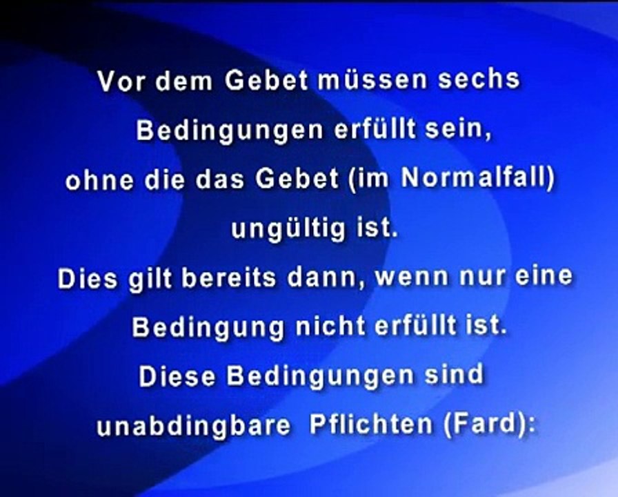 Das Gebet Lernen Das Morgengebet Video Dailymotion