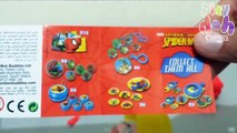 Peppa Pig Play Doh Kinder Surprise Eggs With Spiderman Playdough Egg