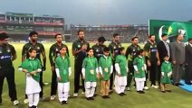 Nation Anthem of Pakistan - Pakistan vs zimbabwe 2nd match T20 2015