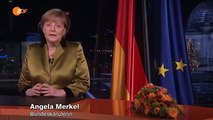 Kanzlerin Merkel Neujahrsansprache 2014 in ZDF