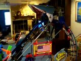 Bills' Creations - American Flag on Roller Coaster