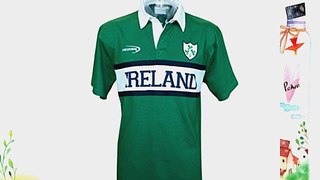 New Green Ireland Panel S/S Rugby Shirt (2XL)